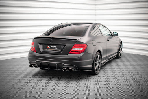 Maxton Design Rear Side Splitters Mercedes-Benz C Coupe / Sedan / Estate AMG-Line C204 / W204 Facelift / S204 Facelift