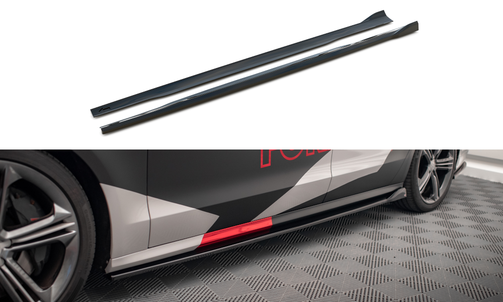 Maxton Design Side Skirts Diffusers V.2 Audi S8 D4