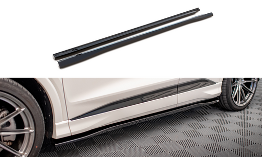 Maxton Design Side Skirts Diffusers Audi Q4 e-tron Sportback Mk1