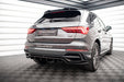 Maxton Design Rear Splitter (with vertical bars) Audi Q3 S-Line F3