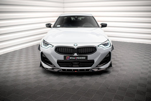 Maxton Design Front Splitter V.2 + Flaps BMW 2 Coupe M-Pack / M240i G42