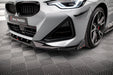 Maxton Design Front Splitter V.2 + Flaps BMW 2 Coupe M-Pack / M240i G42