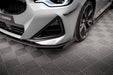 Maxton Design Street Pro Front Splitter + Flaps BMW 2 Coupe M-Pack / M240i G42