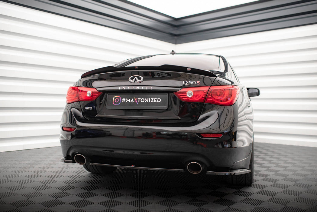 Maxton Design Spoiler Cap Infiniti Q50 S Mk1