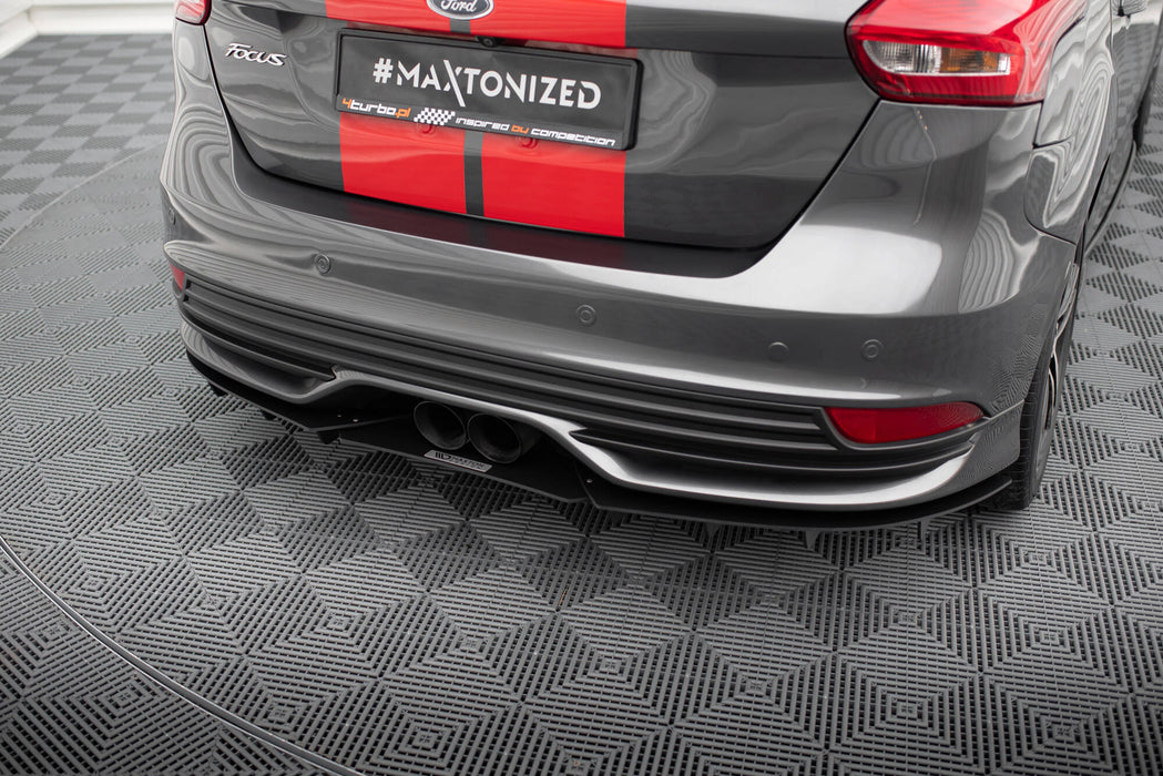 Maxton Design Rear Diffuser Ford Focus ST Mk3 FL