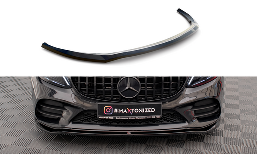 Maxton Design Front Splitter V.1 Mercedes-Benz C AMG Line Sedan / Coupe W205 / C205 Facelift