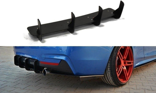 Maxton Design REAR DIFFUSER & REAR SIDE SPLITTERS for BMW 4 Coupe / Gran Coupe / Cabrio M-Pack F32 / F36 / F33