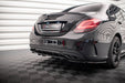 Maxton Design Rear Splitter (with vertical bars) Mercedes-Benz C AMG-Line W205 Facelift