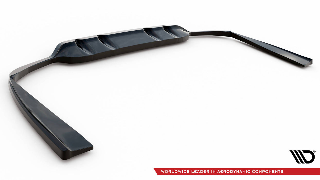 Maxton Design Rear Splitter (with vertical bars) Mercedes-Benz C AMG-Line W205 Facelift