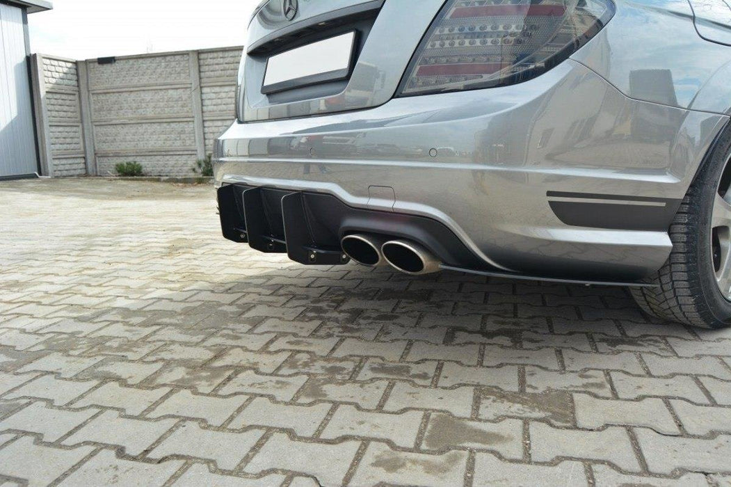 Maxton Design Mercedes-Benz C Sedan / Estate AMG-Line W204 / S204 REAR DIFFUSER & REAR SIDE SPLITTERS