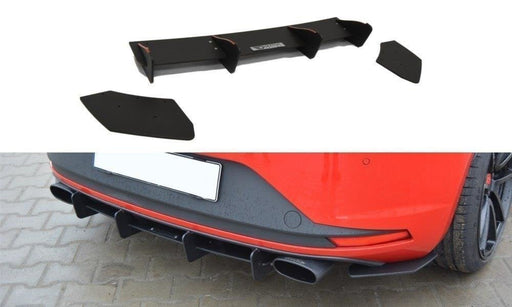 Maxton Design SEAT LEON III CUPRA REAR DIFFUSER & REAR SIDE SPLITTERS