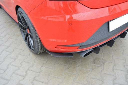 Maxton Design SEAT LEON III CUPRA REAR DIFFUSER & REAR SIDE SPLITTERS