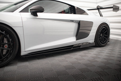 Maxton Design Side Skirts Diffusers V.2+ Flaps Audi R8 Mk2 Facelift