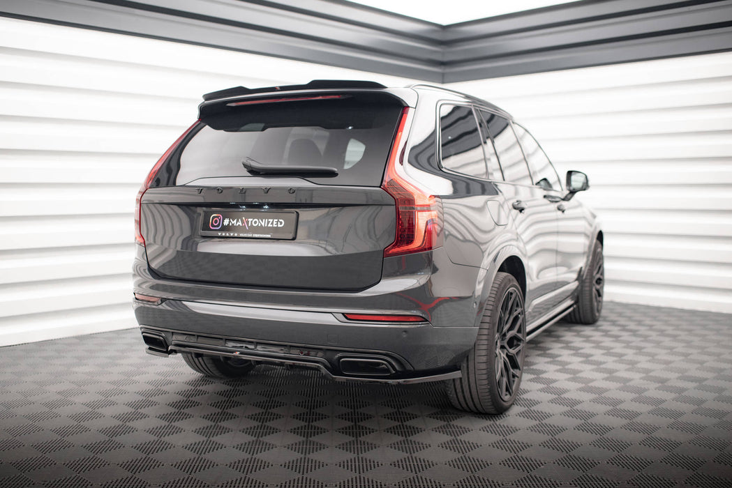 Maxton Design Rear Splitter (with vertical bars) Volvo XC90 R-Design Mk2 Facelift