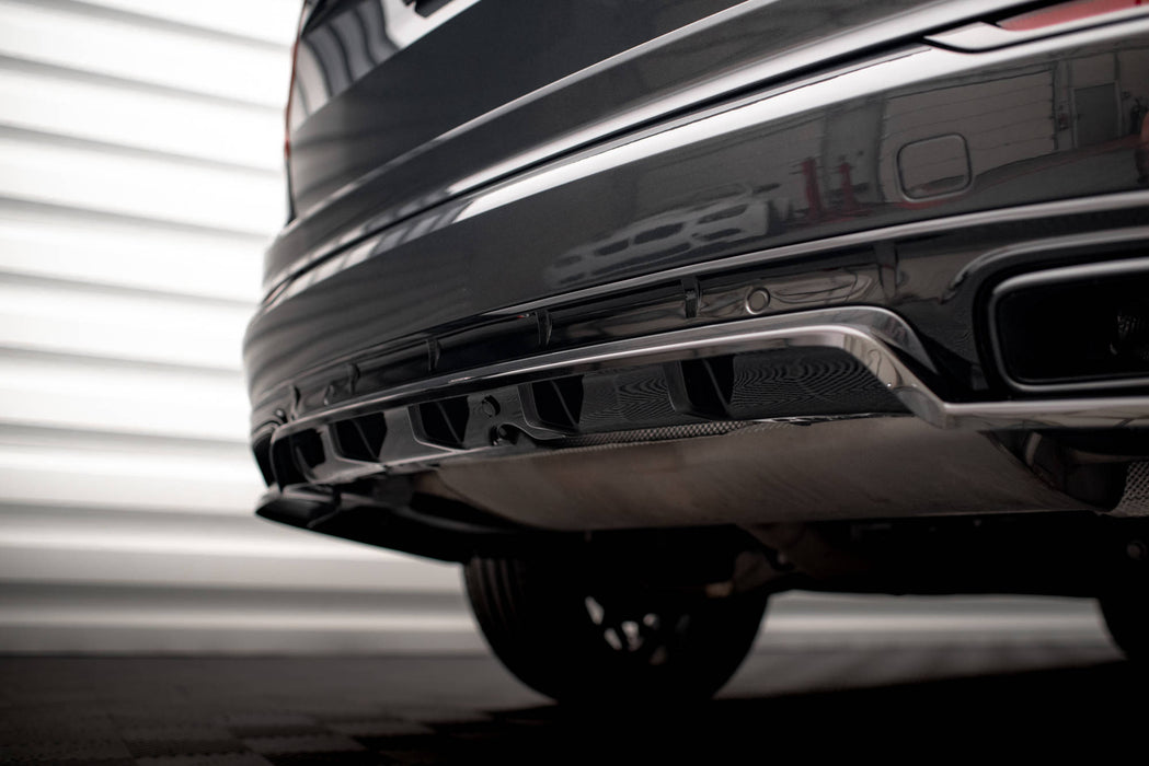 Maxton Design Rear Splitter (with vertical bars) Volvo XC90 R-Design Mk2 Facelift