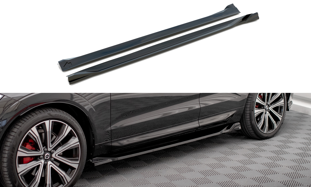 Maxton Design Side Skirts Diffusers Volvo XC60 R-Design Mk2 Facelift