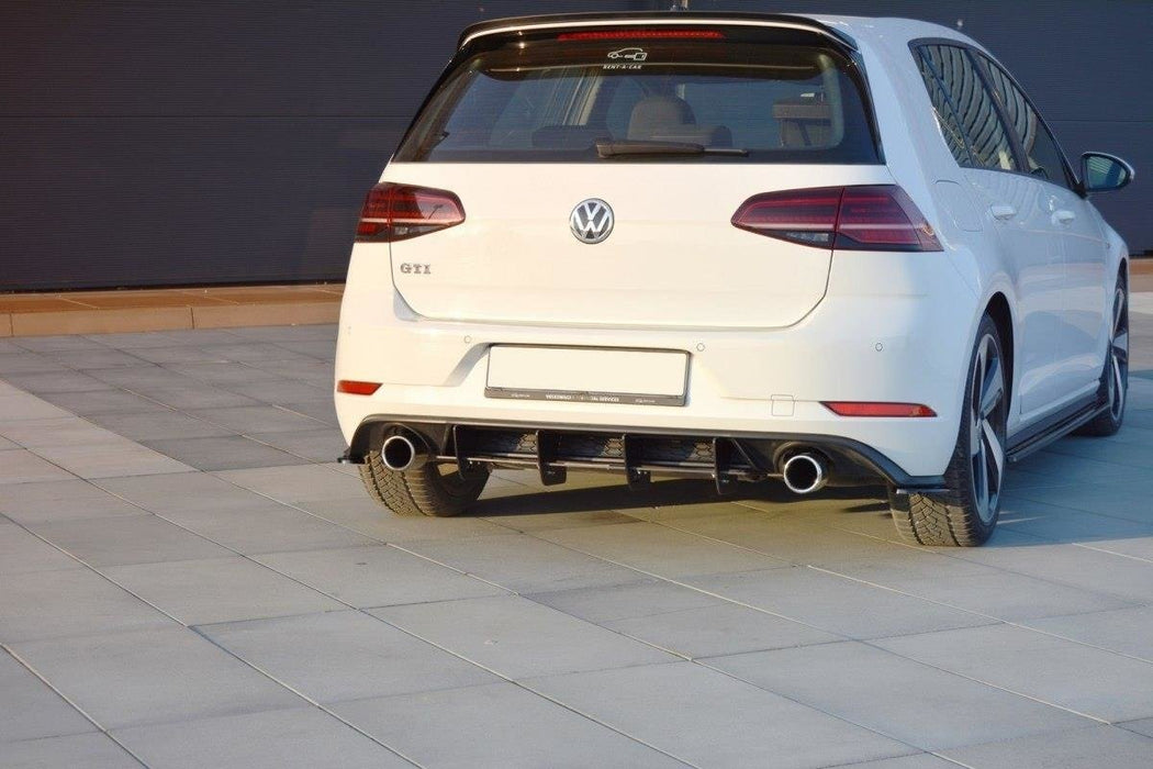 Maxton Design REAR DIFFUSER VW GOLF MK7 GTI FACELIFT