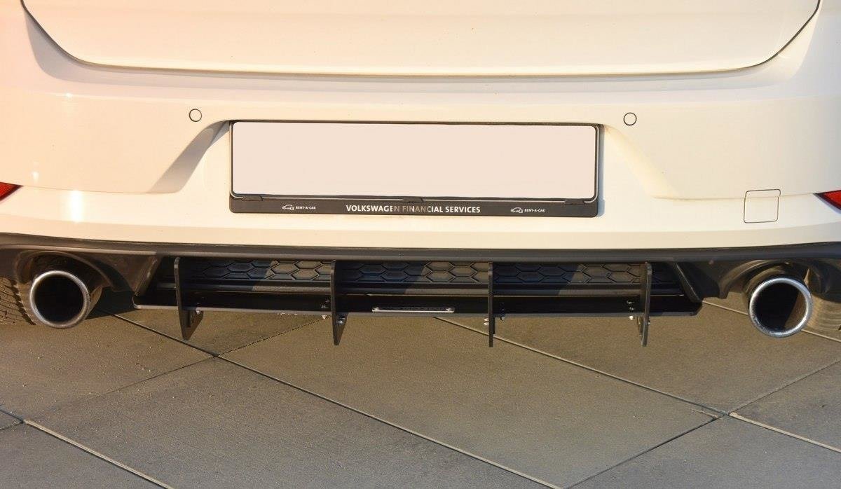 Maxton Design REAR DIFFUSER VW GOLF MK7 GTI FACELIFT