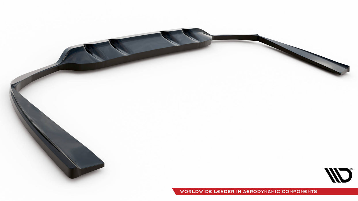 Maxton Design Rear Splitter (with vertical bars) Mercedes-Benz C Coupe AMG-Line C205 Facelift