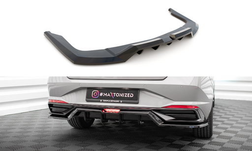 Maxton Design Rear Splitter (with vertical bars) Hyundai Elantra Mk7