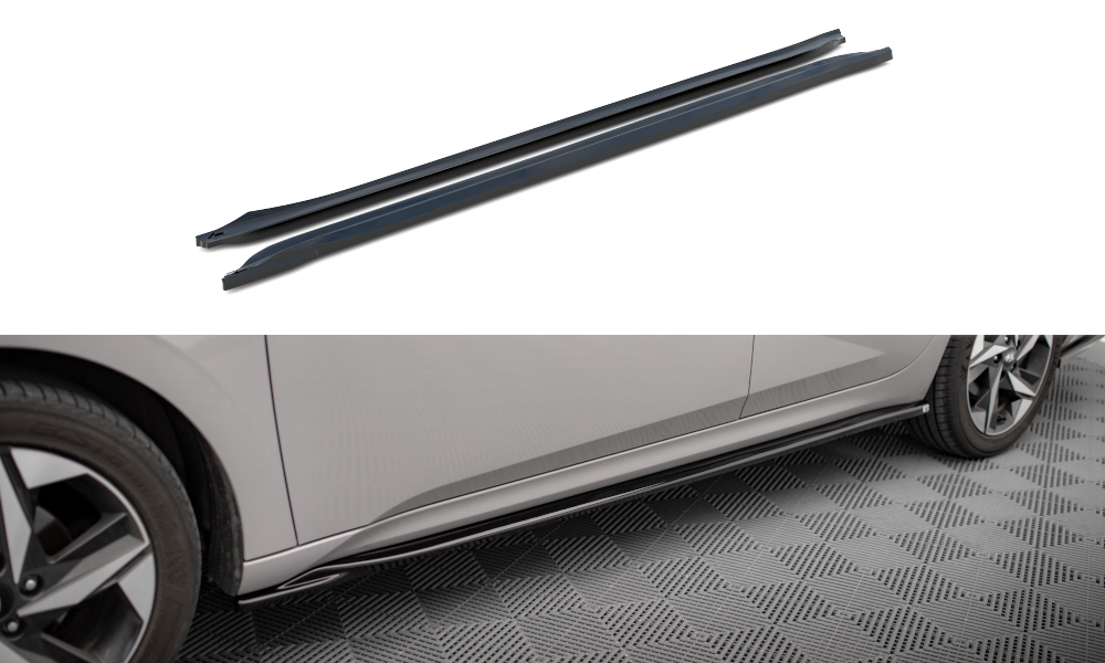 Maxton Design Side Skirts Diffusers Hyundai Elantra Mk7