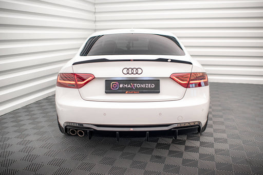 Maxton Design Rear Valance Audi A5 Coupe 8T Facelift (Version with dual exhausts on one side)