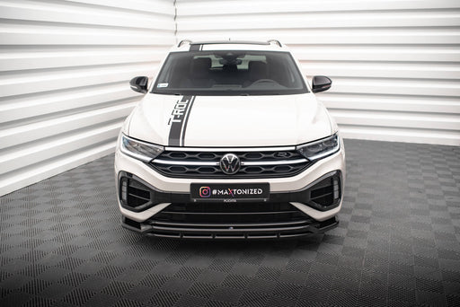 Maxton Design Front Splitter V.1 Volkswagen T-Roc R / R-Line Mk1 Facelift