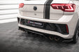 Maxton Design Rear Splitter (with vertical bars) Volkswagen T-Roc R / R-Line Mk1 Facelift