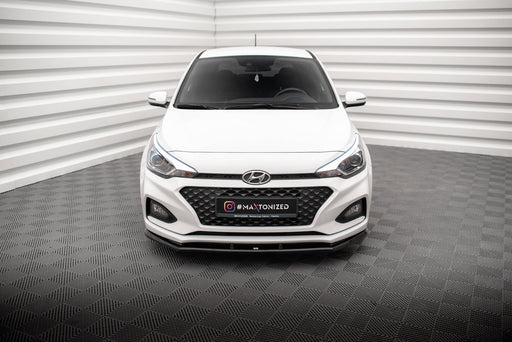 Maxton Design Front Splitter V.1 Hyundai I20 Mk2 Facelift