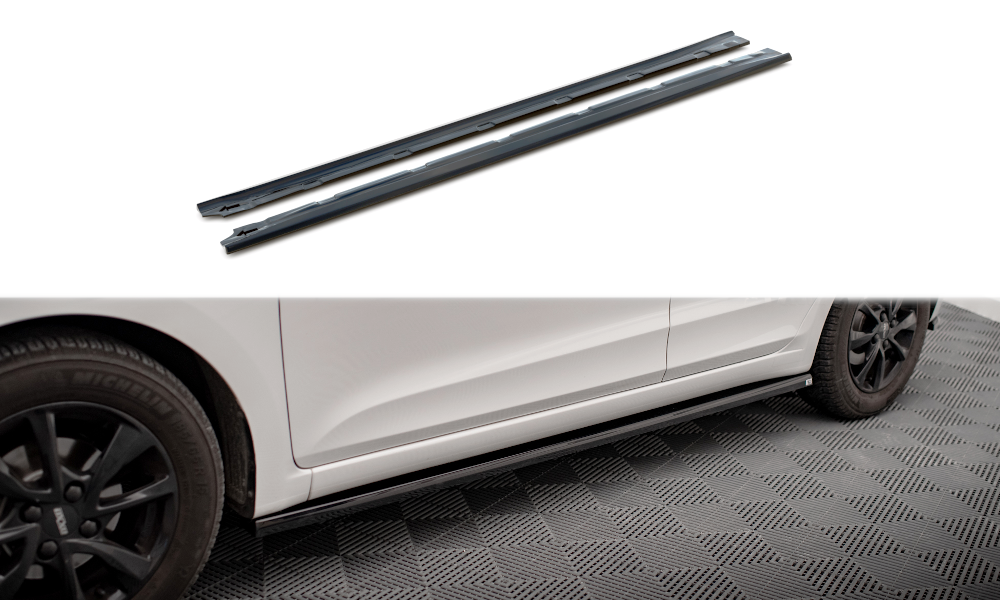 Maxton Design Side Skirts Diffusers Hyundai I20 Mk2 Facelift