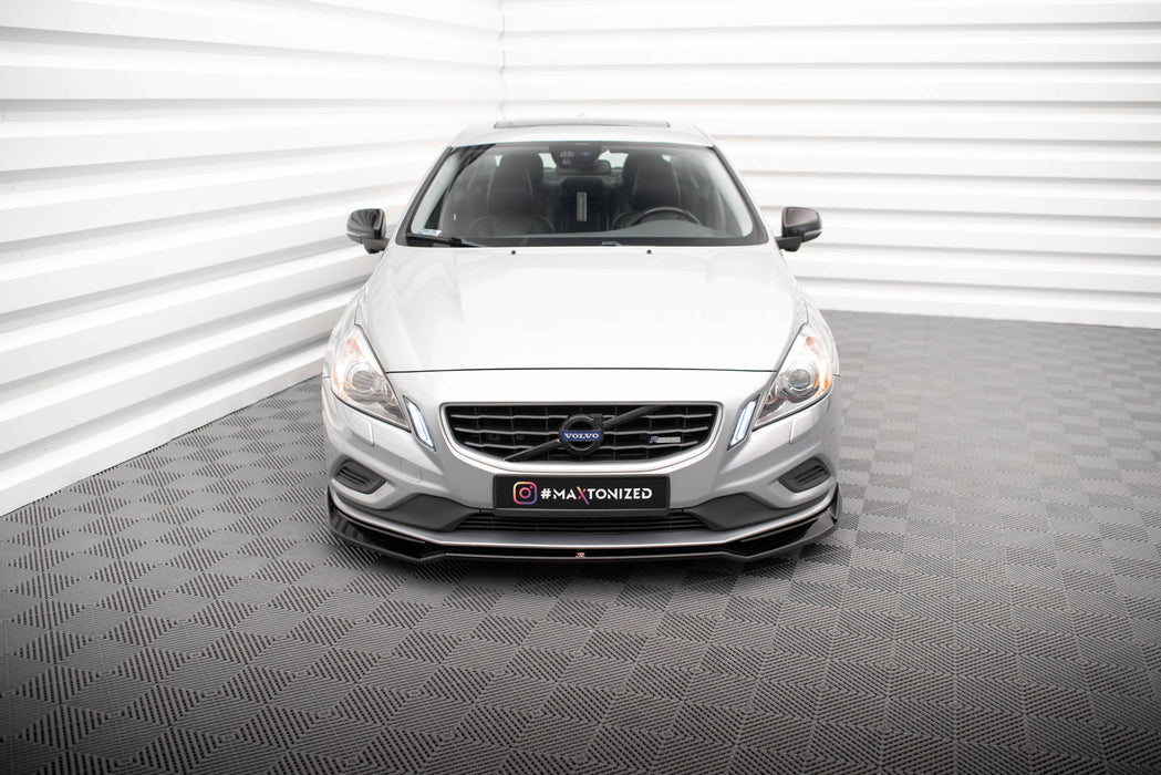 Maxton Design Front Splitter V.2 Volvo S60 R-Design Mk2