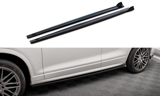 Maxton Design Side Skirts Diffusers BMW X3 M-Pack F25