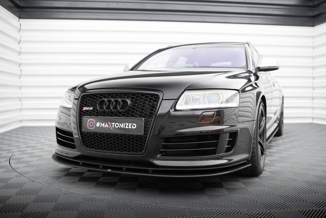 Maxton Design Street Pro Front Splitter Audi RS6 Avant C6