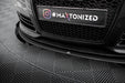 Maxton Design Street Pro Front Splitter + Flaps Audi RS6 Avant C6