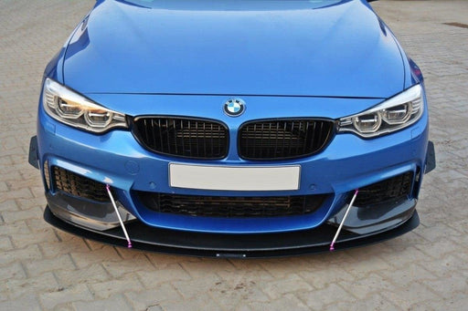 Maxton Design FRONT RACING SPLITTER V.3 for BMW 4 Coupe / Gran Coupe / Cabrio M-Pack F32 / F36 / F33