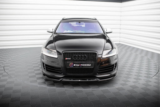 Maxton Design Front Splitter V.2 Audi RS6 Avant C6