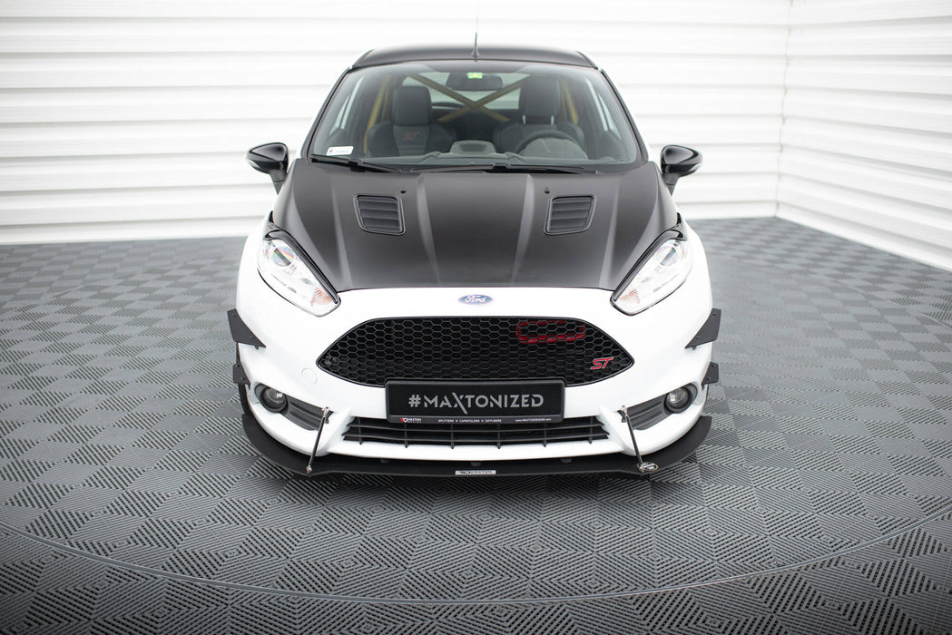 Maxton Design Front Splitter Racing V.1 Ford Fiesta ST Mk7 FL