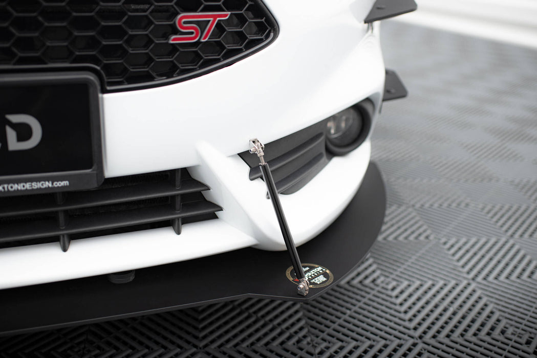 Maxton Design Front Splitter Racing V.1 Ford Fiesta ST Mk7 FL