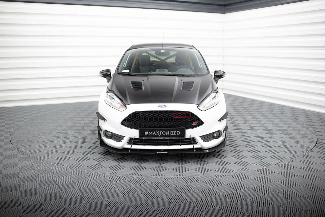 Maxton Design Front Splitter Racing V.2 Ford Fiesta ST Mk7 FL