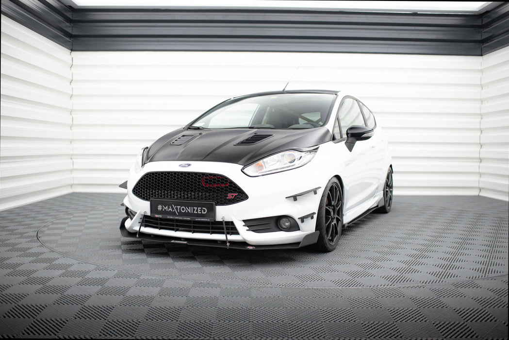 Maxton Design Front Splitter Racing V.2 Ford Fiesta ST Mk7 FL