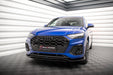 Maxton Design Front Splitter V.1 Audi SQ5 / Q5 S-Line SUV / Sportback Mk2 Facelift