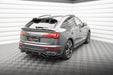 Maxton Design Rear Splitter (with vertical bars) Audi SQ5 Sportback Mk2 Facelift