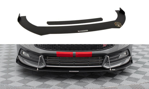 Maxton Design Racing Front Splitter V.2 Ford Focus ST Mk3 FL