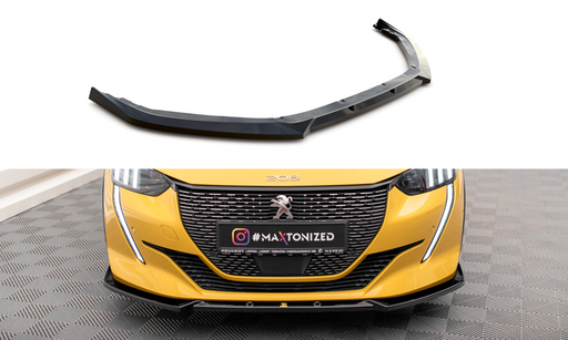 Maxton Design Front Splitter V.1 Peugeot 208 GT Mk2