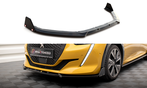 Maxton Design Front Splitter V.1 + Flaps Peugeot 208 GT Mk2