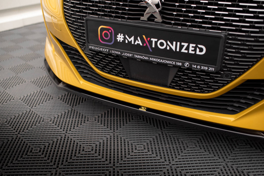 Maxton Design Front Splitter V.2 Peugeot 208 GT Mk2