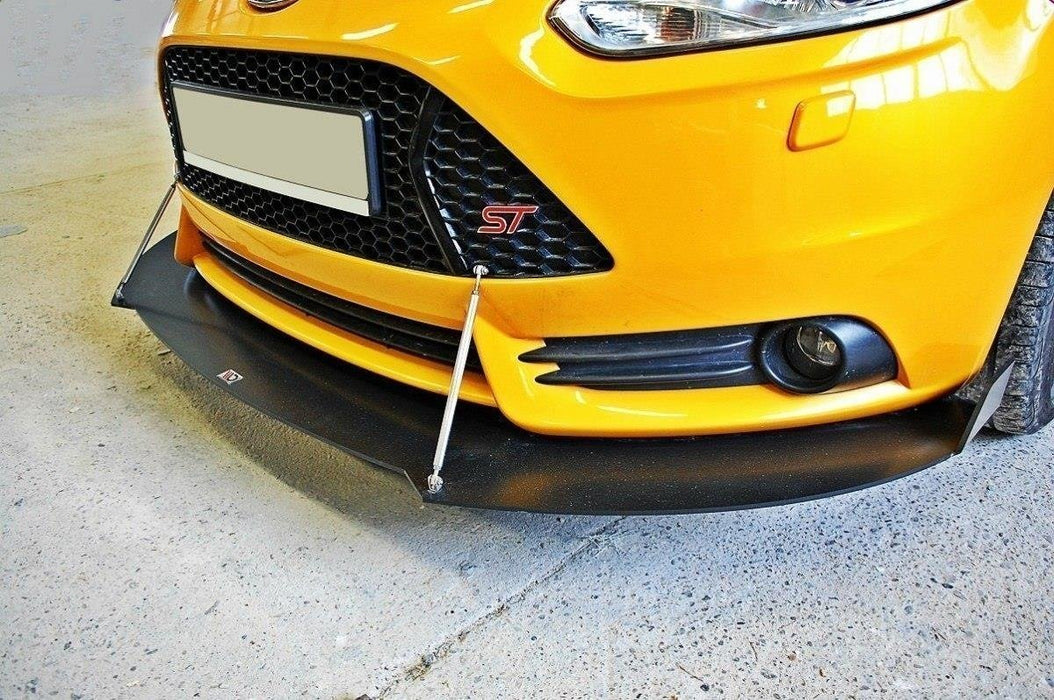 Maxton Design Racing Front Splitter V.2 Ford Focus ST Mk3