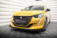 Maxton Design Street Pro Front Splitter + Flaps Peugeot 208 GT Mk2