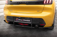 Maxton Design Street Pro Rear Side Splitters + Flaps Peugeot 208 GT Mk2