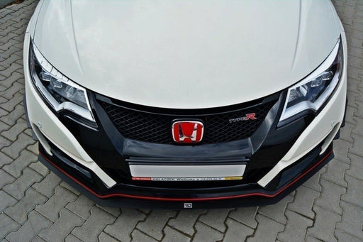 Maxton Design FRONT RACING SPLITTER v.1 HONDA CIVIC IX TYPE R